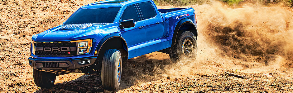 Traxxas 101076-4-Blue Raptor R 4X4 Vxl