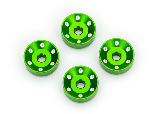 Traxxas 10257-Grn Wheel Washers Alum Grn