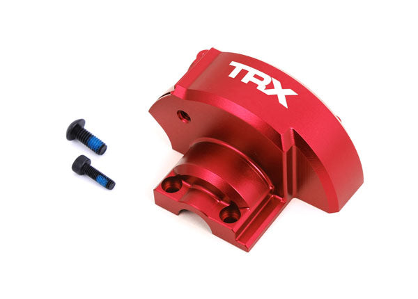 Traxxas 10287-Red Gear Cover Alum Red