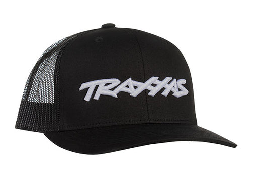 Traxxas 1182-Blk Trucker Hat Curved Bill Black