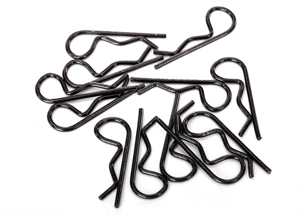 Traxxas 1834A Body Clips Blk Stndrd (12)