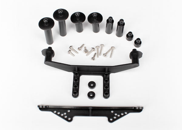 Traxxas 1914R Bdy Mnt Blk Post Extn Hdwr