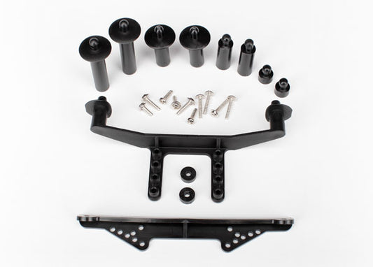 Traxxas 1914R Bdy Mnt Blk Post Extn Hdwr
