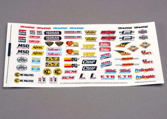 Traxxas 2514 Decals Race Sponsors