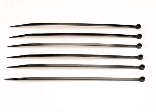 Traxxas 3155 Cable Ties Medium Black (6)