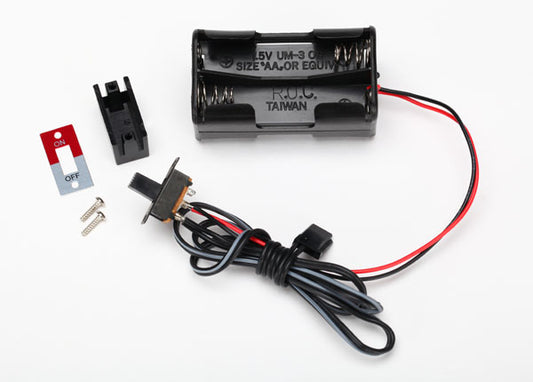 Traxxas 3170X Battery Holder 4-Cell/On-Off