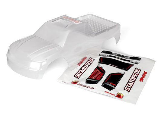 Traxxas 3617 Body Stampede Clear Decal Sht