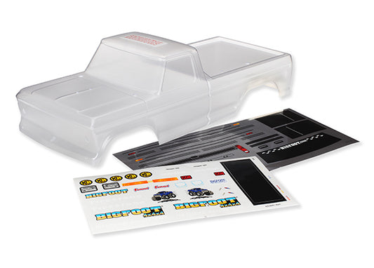 Traxxas 3660 Body Bigfoot #1 Clear W/ Decal