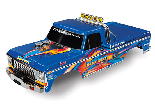 Traxxas 3661X Body, Bigfoot? No. 1 Blue-X Painted