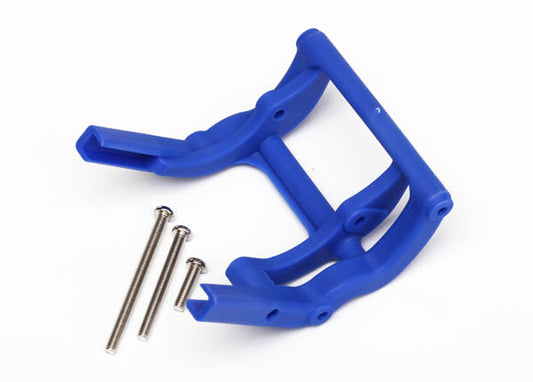 Traxxas 3677X Wheelie Bar Mount/Hardwre Blue