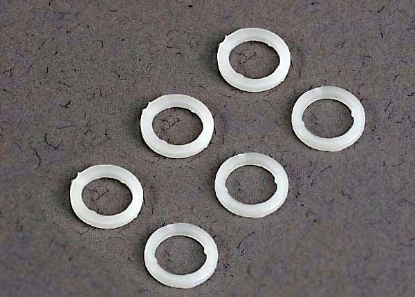 Traxxas 3685 Washers White Plastic 5X8X1Mm