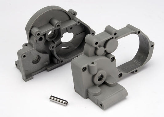 Traxxas 3691A Gearbox Halves L/R Grey