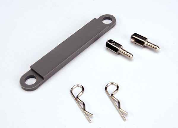 Traxxas 3727A Battery Hold-Down Plate (Grey)