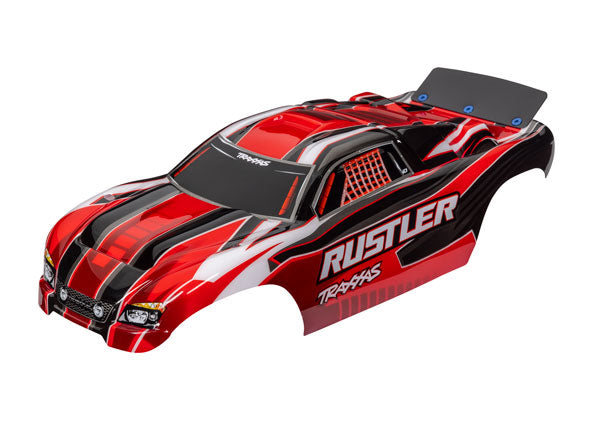 Traxxas 3750R Rustler, Body, Red