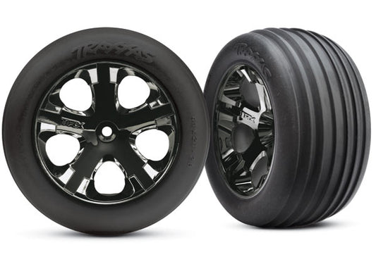 Traxxas 3771A T&W All Star Blk Chrm/Ribbd