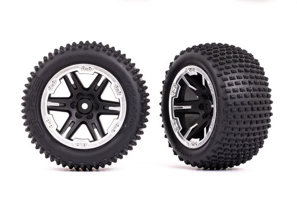 Traxxas 3772X T&W Rxt Blk & Chrm 2.8/Alias