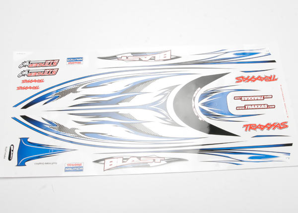 Traxxas 3814X Decal Blast Blue