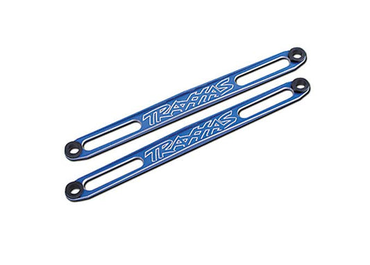 Traxxas 3923X Battery Hold Down Blue Alum