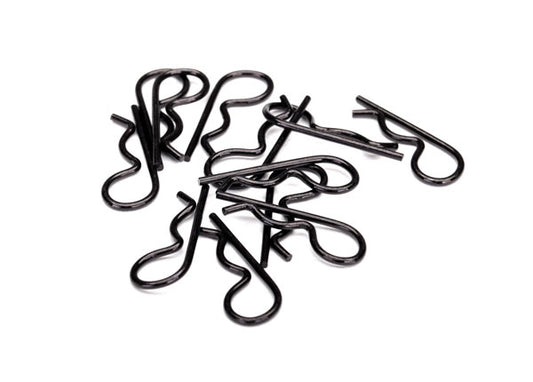 Traxxas 3934A Body Clips Hd Black (12)