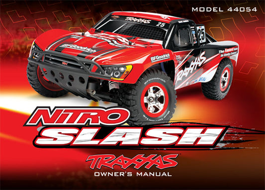 Traxxas 4498 Owners Manual Nitro Slash