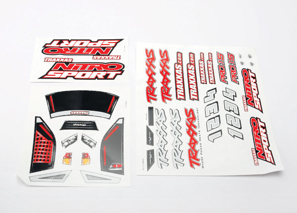 Traxxas 4513R Decal Nitro Sport