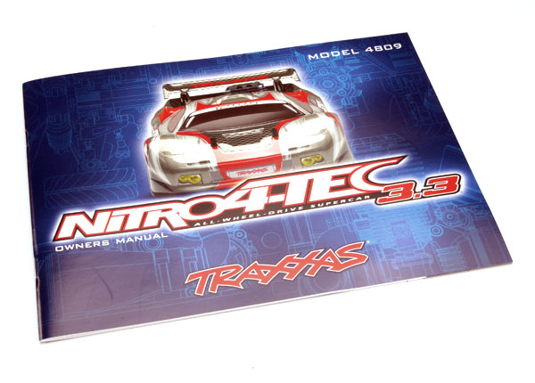 Traxxas 4899R Owners Manual Nitro 4-Tec 3.3