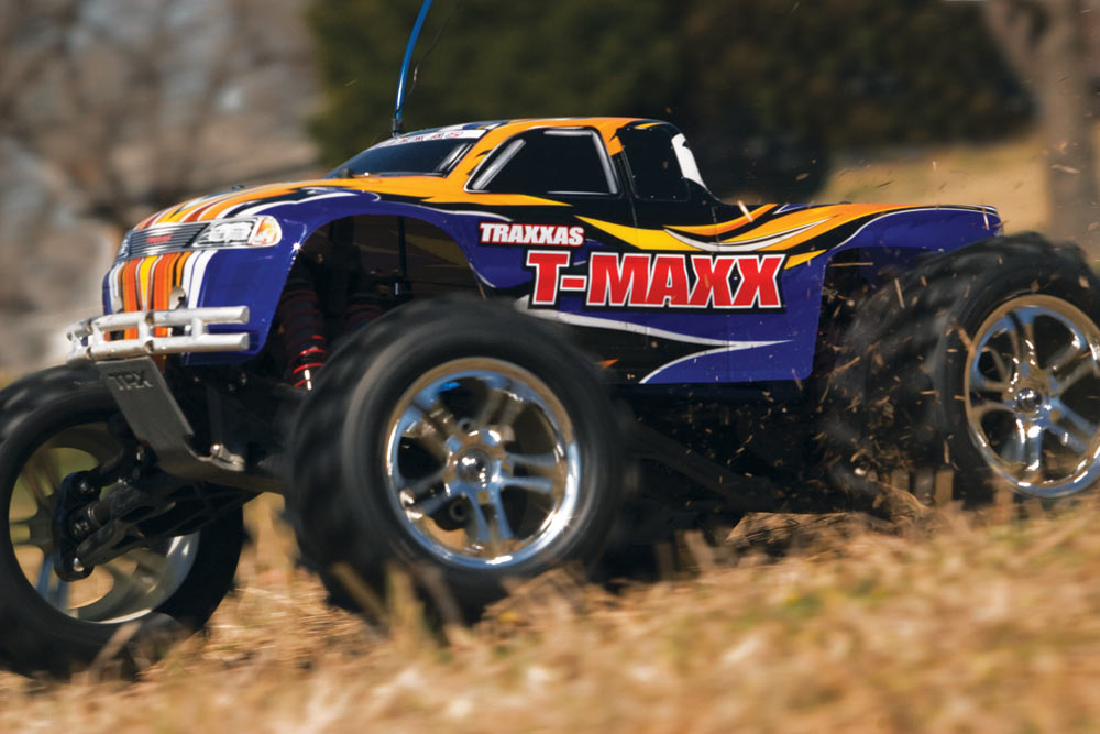 Traxxas 49104-1-Blue T-Maxx Rtr With Tq Radio