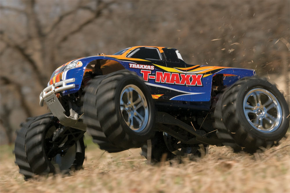 Traxxas 49104-1-Blue T-Maxx Rtr With Tq Radio