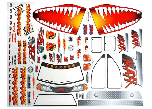 Traxxas 4913X Decal T-Maxx Jaws