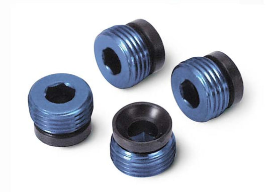 Traxxas 4934X Caps Alum Blue Pivot Ball Maxx