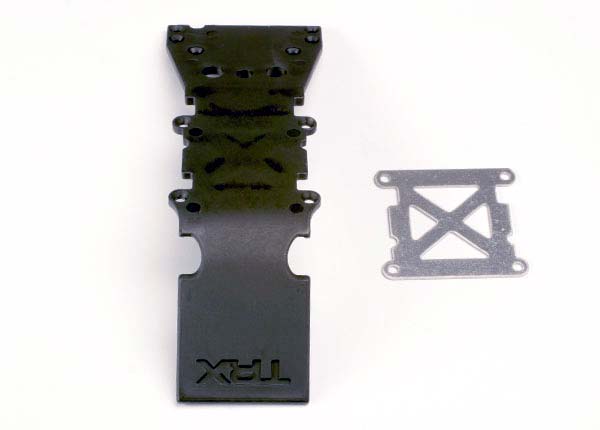 Traxxas 4937 Skidplate Frnt Blk Ss Plate