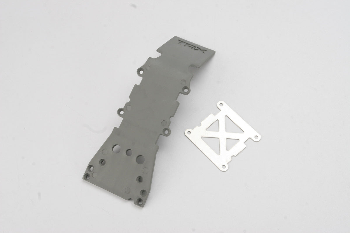 Traxxas 4937A Skidplate Frnt Gry Ss Plate