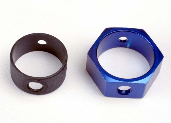 Traxxas 4966 Brake Adapter Hex Blue Alum