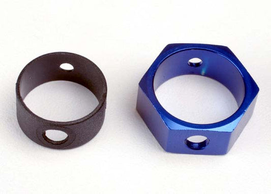 Traxxas 4966 Brake Adapter Hex Blue Alum