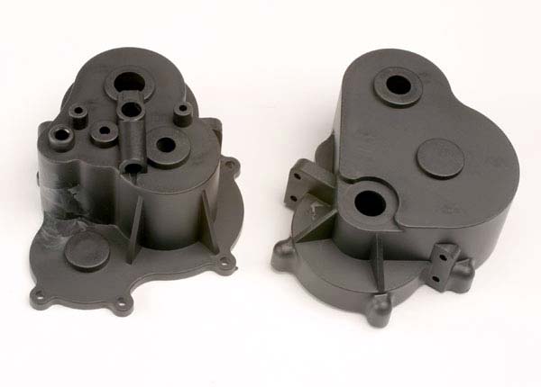 Traxxas 4991 Gearbox Halves/Rubber Plug