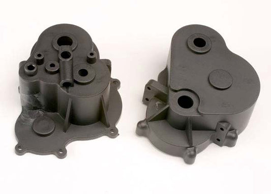 Traxxas 4991 Gearbox Halves/Rubber Plug