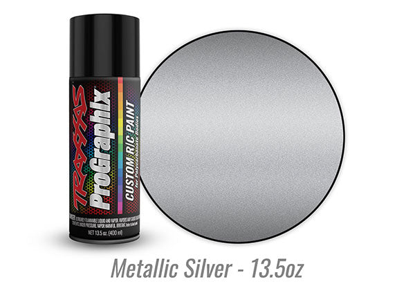 Traxxas 5073X Body Paint, Metallic Slvr 13.5Oz