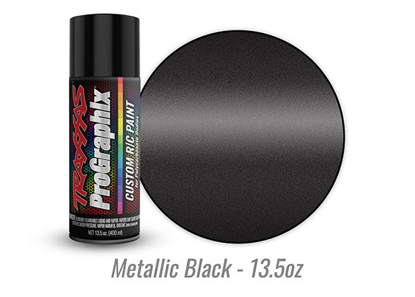 Traxxas 5075X Body Paint, Metallic Blk 13.5Oz