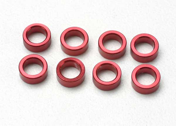 Traxxas 5133 Spacers Pushrod Red