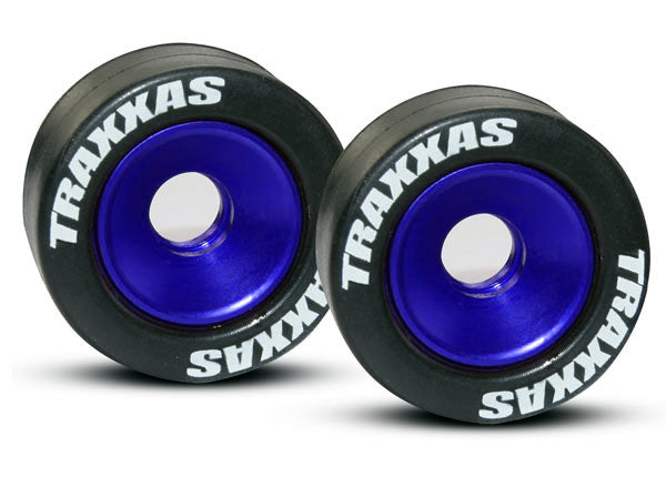 Traxxas 5186A T/W Wheelie Bar Blu Andzd