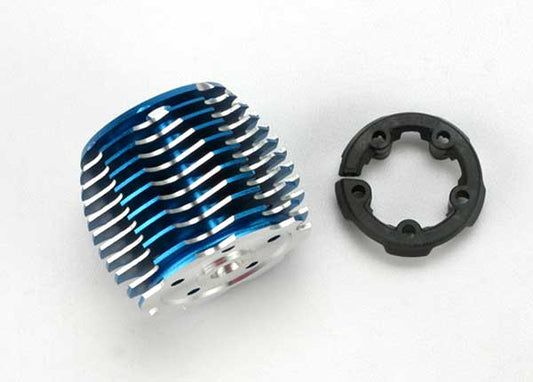 Traxxas 5237 Cooling Head Trx 2.5 2.5R Blue