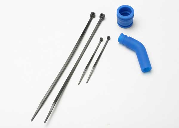 Traxxas 5245 Pipe Coupler Blue/Deflector