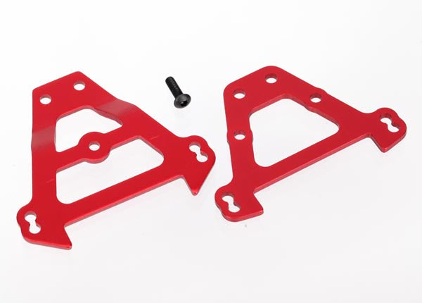 Traxxas 5323R Bulkhead Tie Bar Red F/R