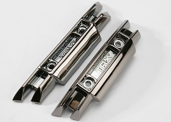 Traxxas 5335X Bumpers F/R (Black Chrome)