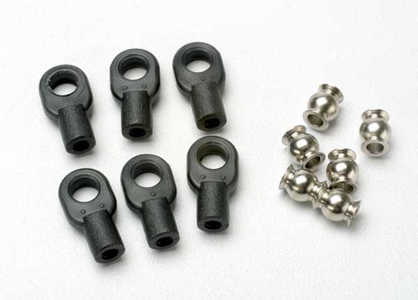 Traxxas 5349 Rod Ends Small W/Hollow Balls