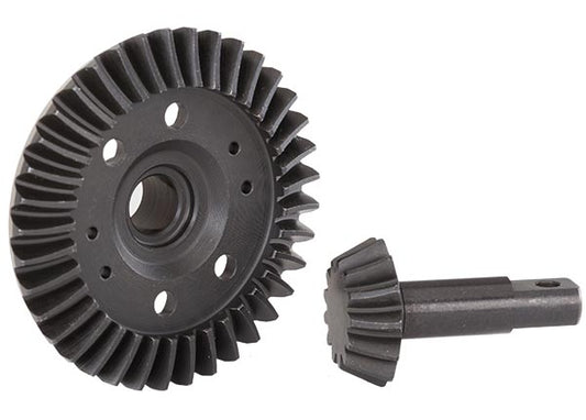 Traxxas 5379R Ring Gear/Diff/Pinion Gear (Machined, Spiral Cut)