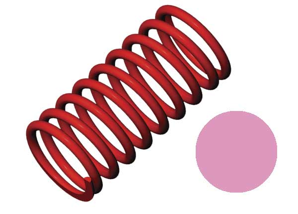 Traxxas 5443 Springs Gtr 5.4 Rate Red
