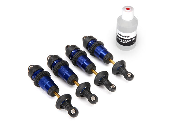 Traxxas 5460A Shocks Gtr Tin Shaft Blue Body