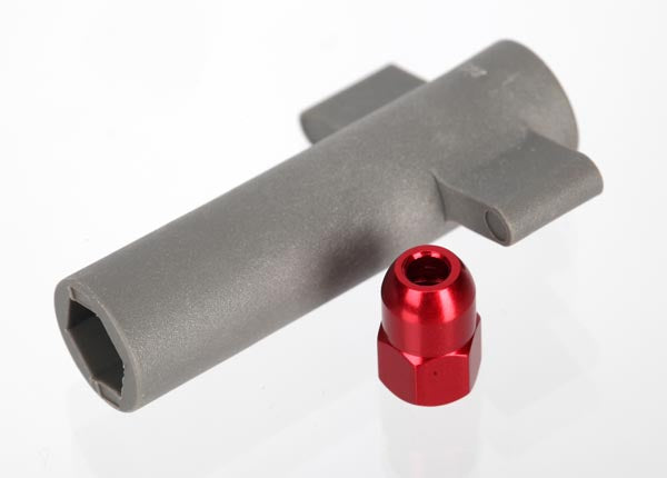 Traxxas 5526R Nut Antenna Crimp Nut Red