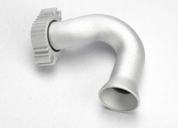 Traxxas 5540 Exhaust Header Slvr Jato